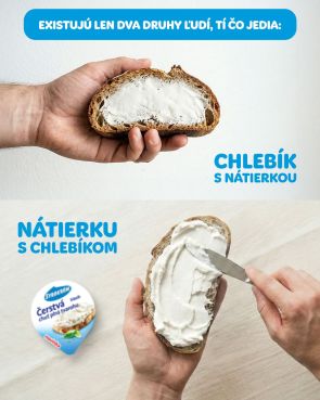 tipy ľudí jediaci syrokrém